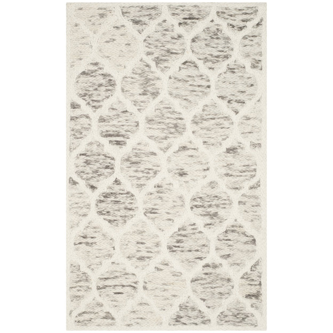 SAFAVIEH Himalaya HIM121A Handmade Grey / Ivory Rug Image 1