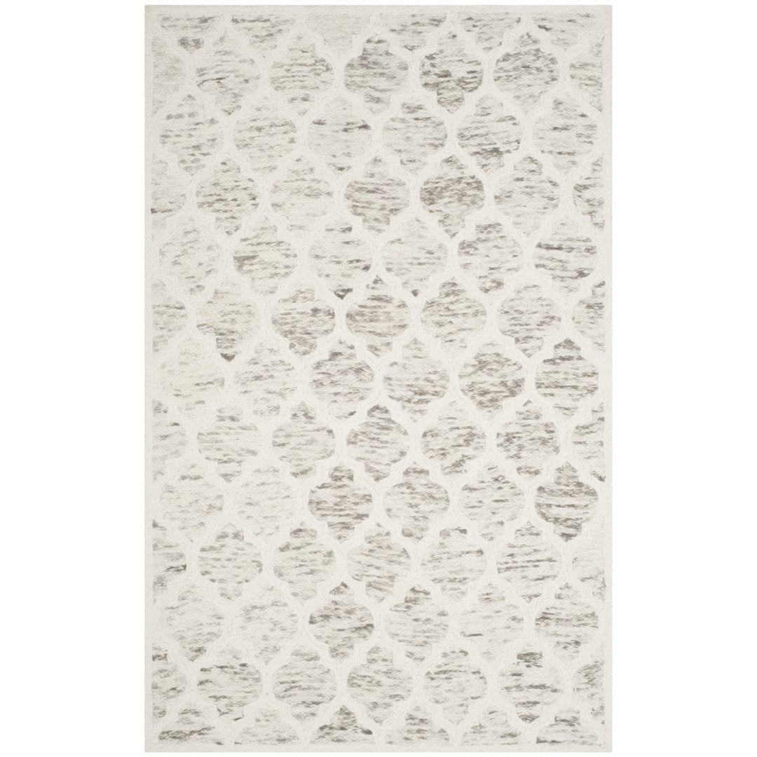 SAFAVIEH Himalaya HIM121A Handmade Grey / Ivory Rug Image 1