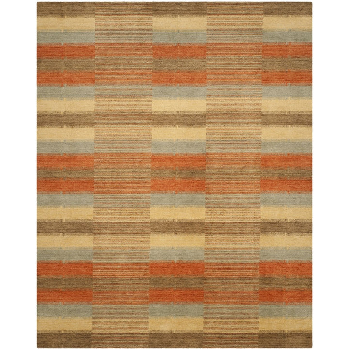 SAFAVIEH Himalaya Collection HIM473A Handmade Multi Rug Image 1