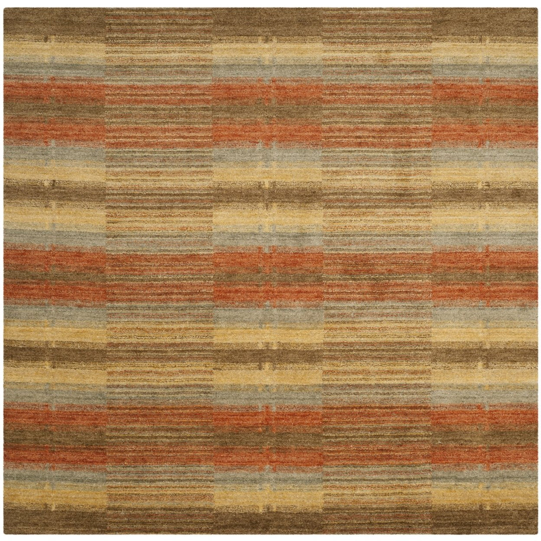 SAFAVIEH Himalaya Collection HIM473A Handmade Multi Rug Image 4