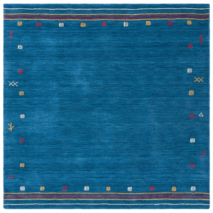 SAFAVIEH Himalaya Collection HIM563M Handmade Blue Rug Image 5