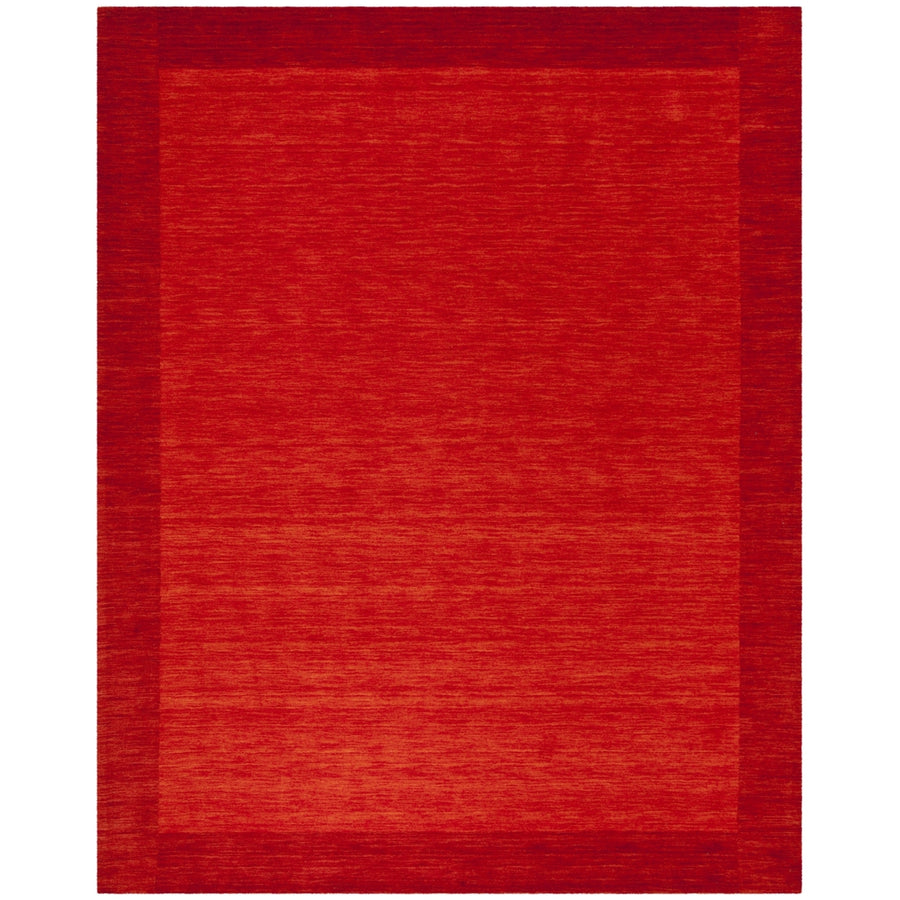 SAFAVIEH Himalaya Collection HIM587A Handmade Red Rug Image 1