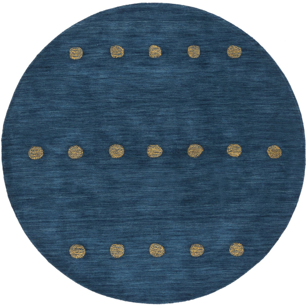 SAFAVIEH Himalaya Collection HIM590M Handmade Blue Rug Image 1