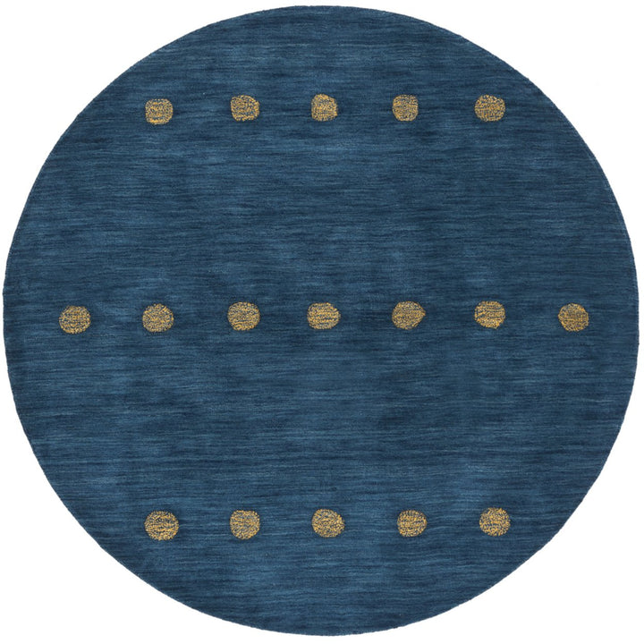 SAFAVIEH Himalaya Collection HIM590M Handmade Blue Rug Image 1