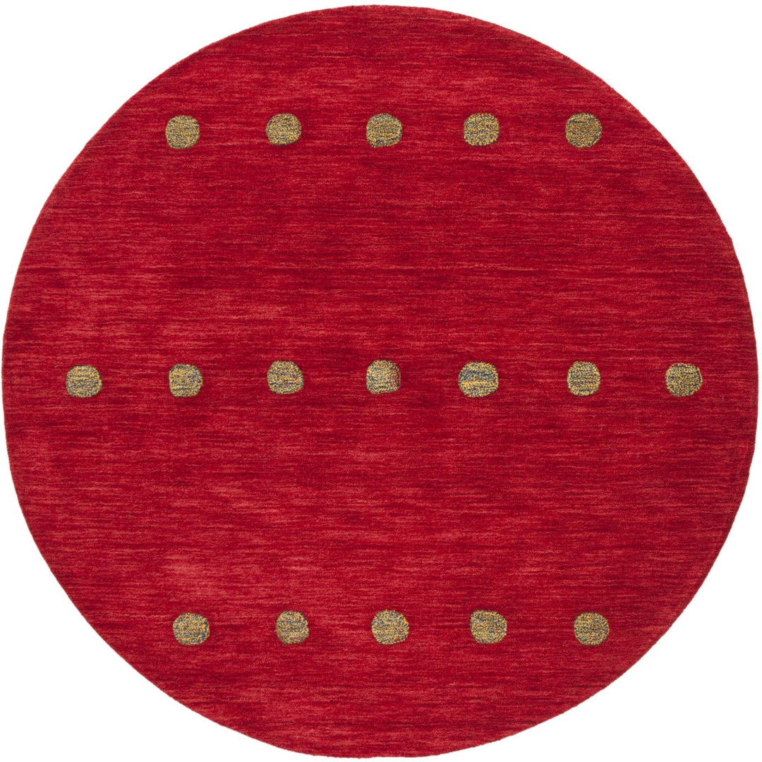 SAFAVIEH Himalaya Collection HIM590Q Handmade Red Rug Image 1