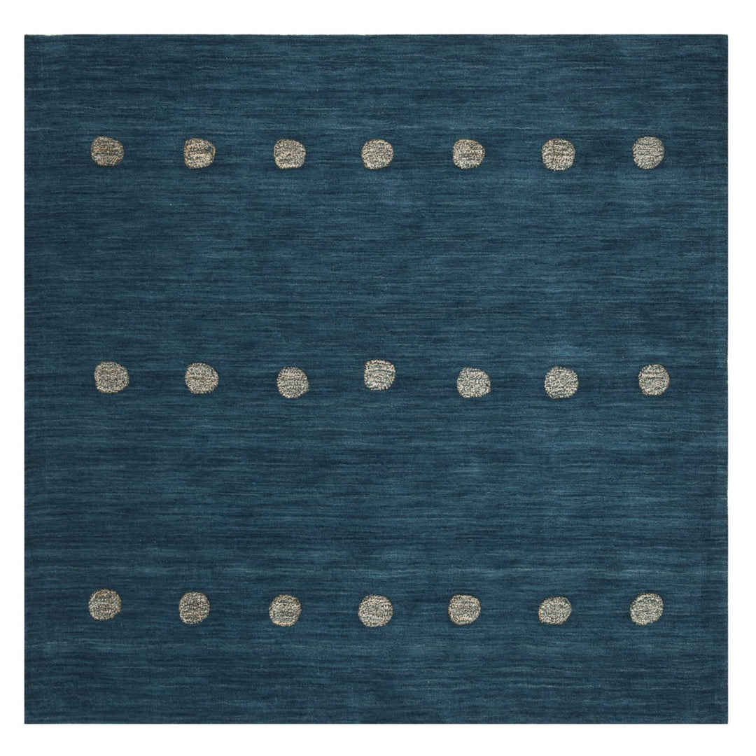 SAFAVIEH Himalaya Collection HIM590M Handmade Blue Rug Image 1