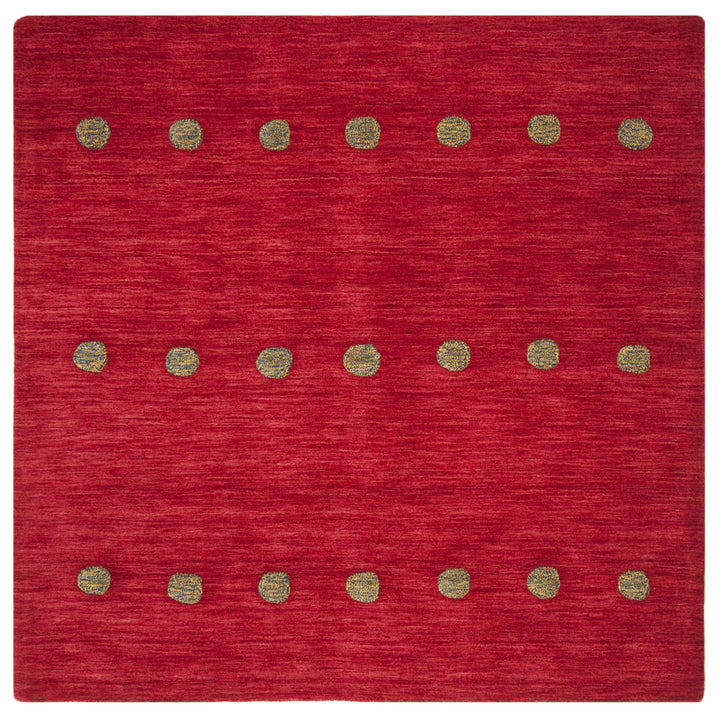 SAFAVIEH Himalaya Collection HIM590Q Handmade Red Rug Image 6