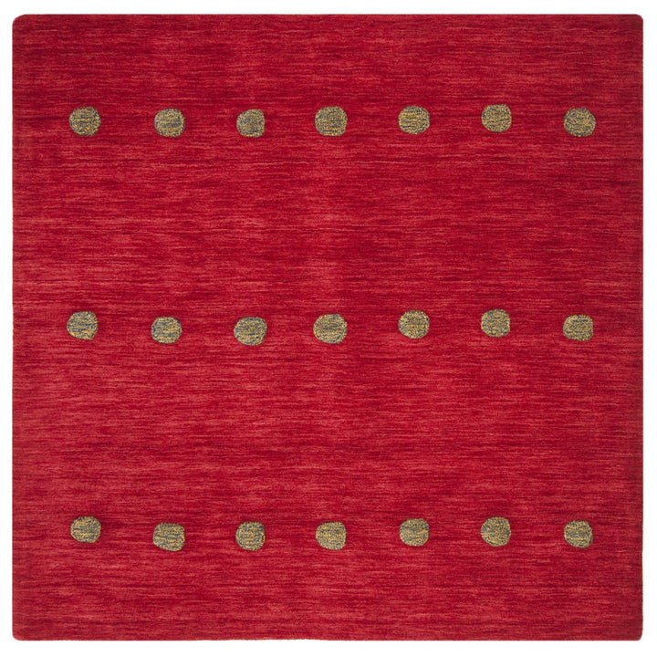 SAFAVIEH Himalaya Collection HIM590Q Handmade Red Rug Image 1