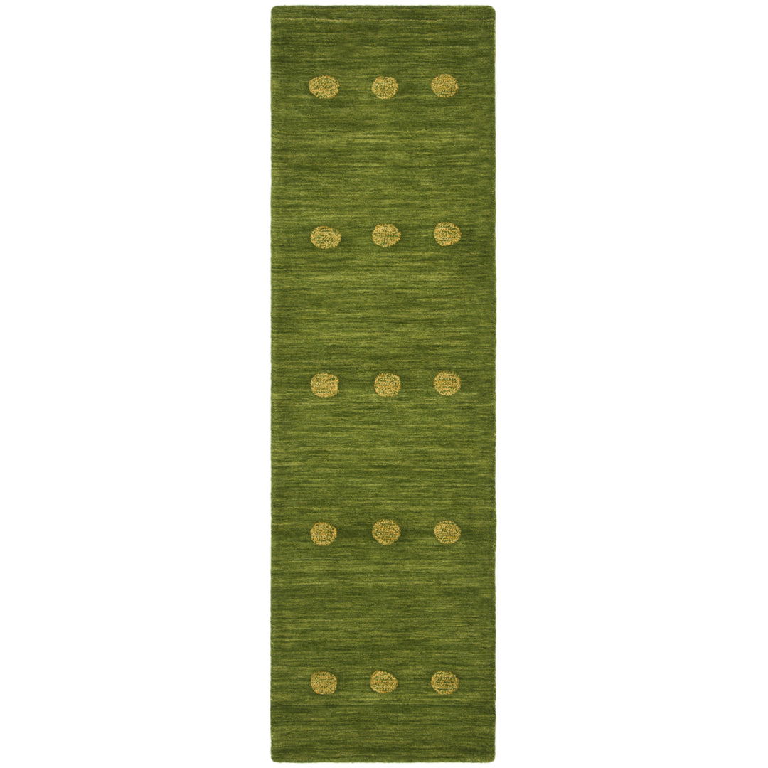 SAFAVIEH Himalaya Collection HIM590Y Handmade Green Rug Image 2