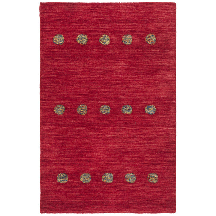 SAFAVIEH Himalaya Collection HIM590Q Handmade Red Rug Image 8