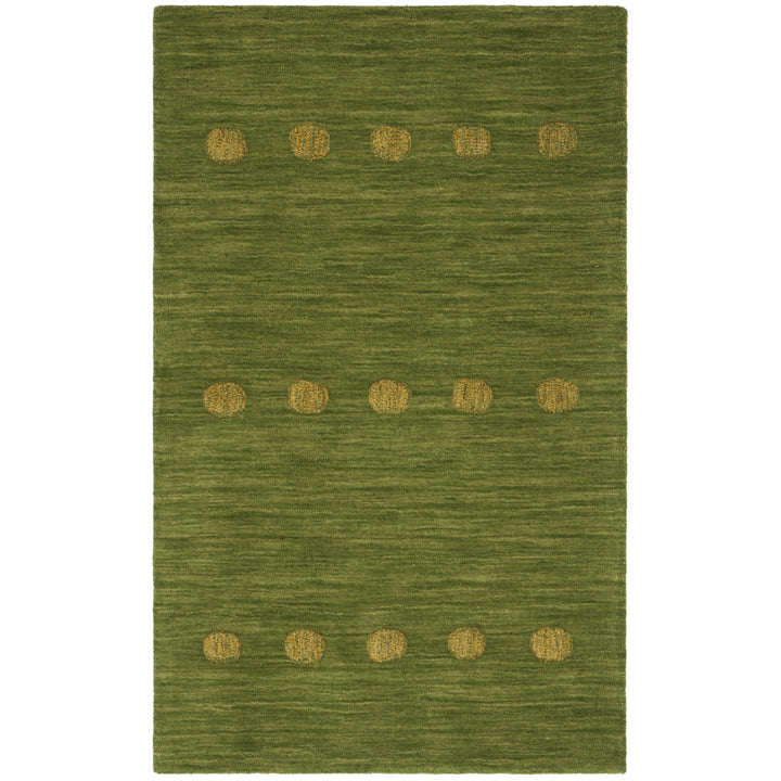 SAFAVIEH Himalaya Collection HIM590Y Handmade Green Rug Image 3