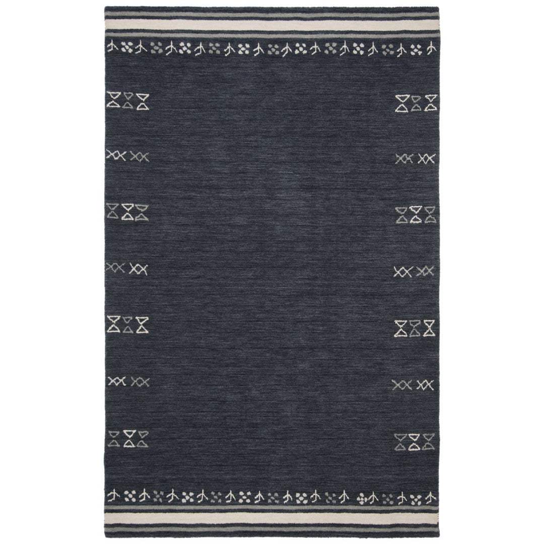 SAFAVIEH Himalaya HIM597H Handmade Charcoal Rug Image 1