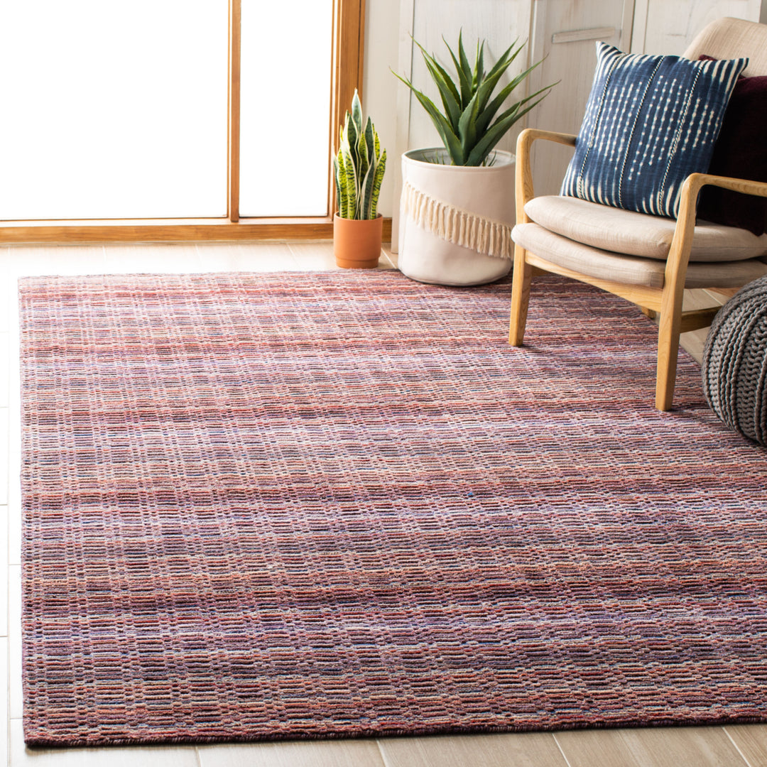 SAFAVIEH Himalaya HIM702A Handmade Purple / Multi Rug Image 1