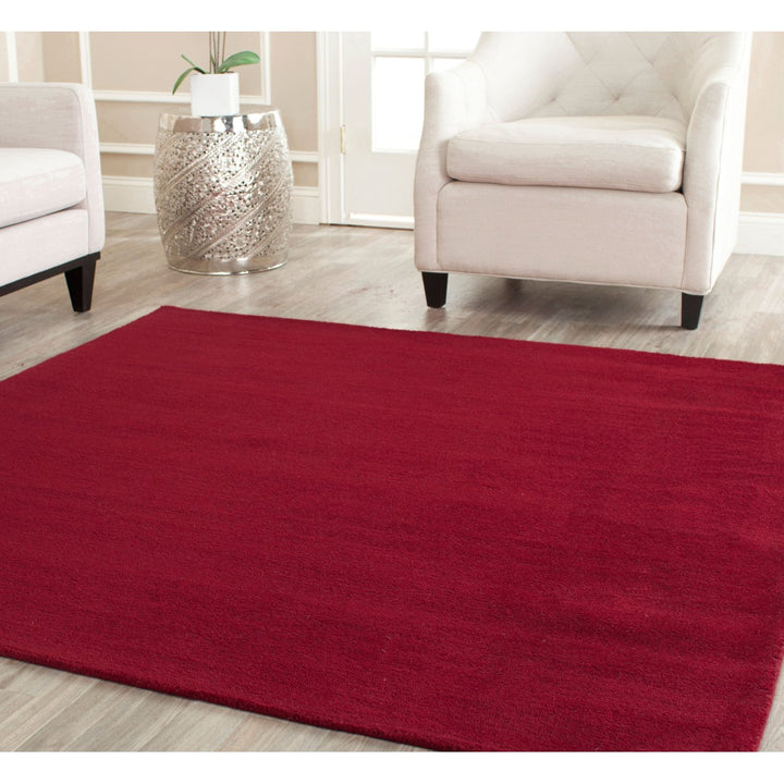 SAFAVIEH Himalaya Collection HIM610G Handmade Red Rug Image 10