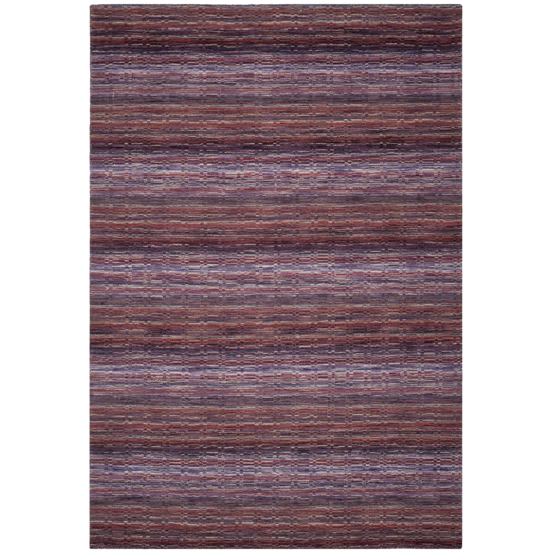 SAFAVIEH Himalaya HIM702A Handmade Purple / Multi Rug Image 6