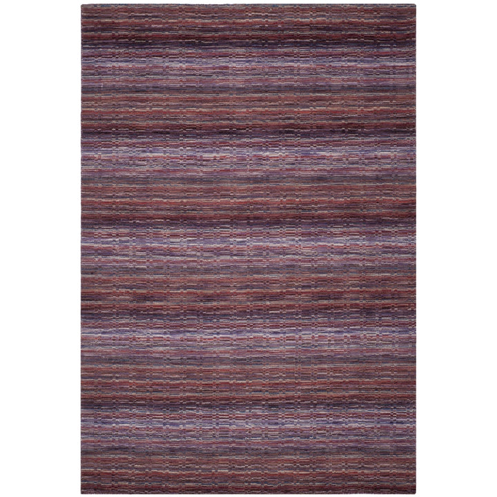 SAFAVIEH Himalaya HIM702A Handmade Purple / Multi Rug Image 6