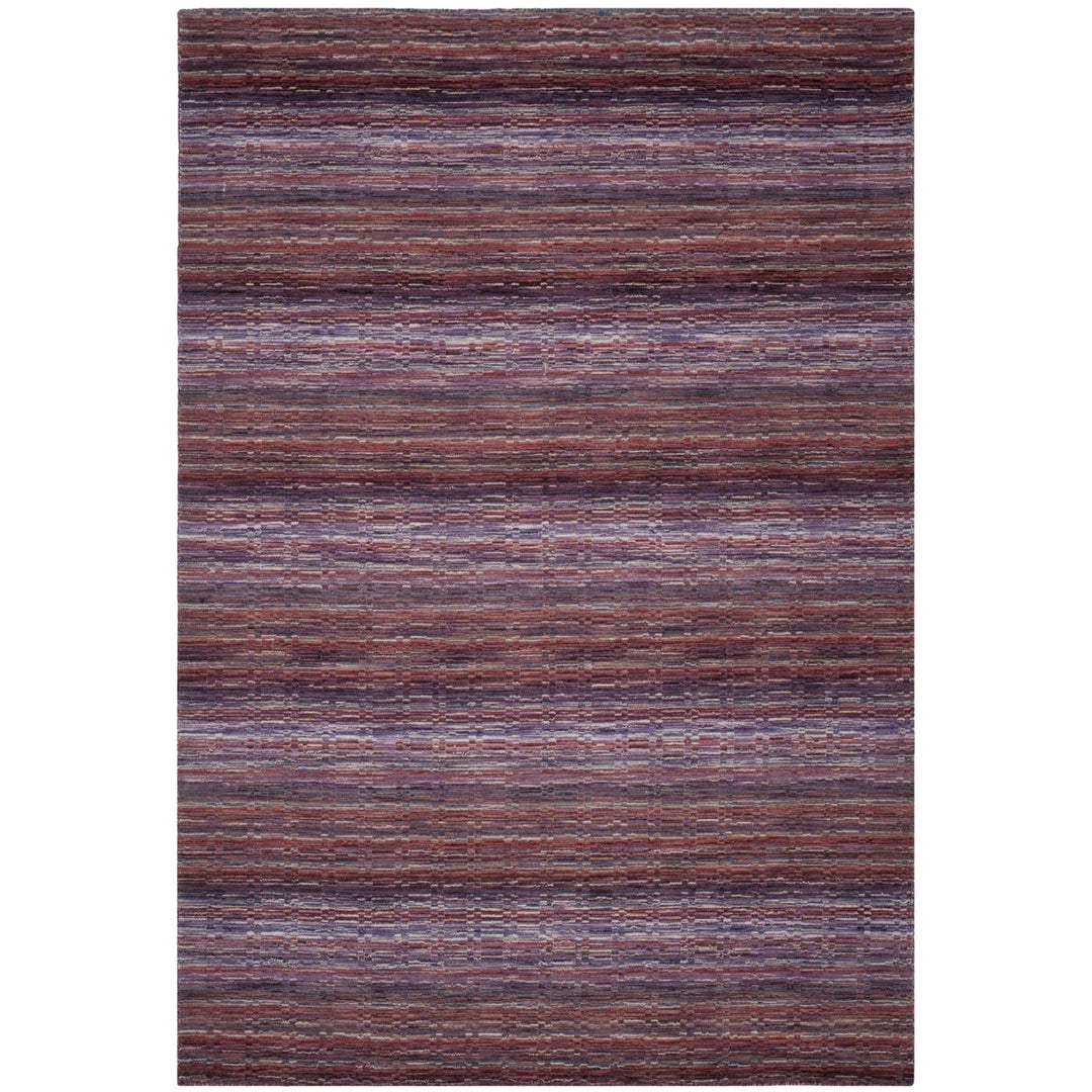 SAFAVIEH Himalaya HIM702A Handmade Purple / Multi Rug Image 1