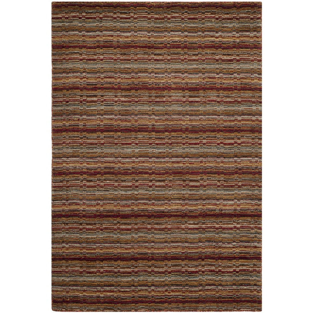 SAFAVIEH Himalaya Collection HIM708A Handmade Multi Rug Image 2