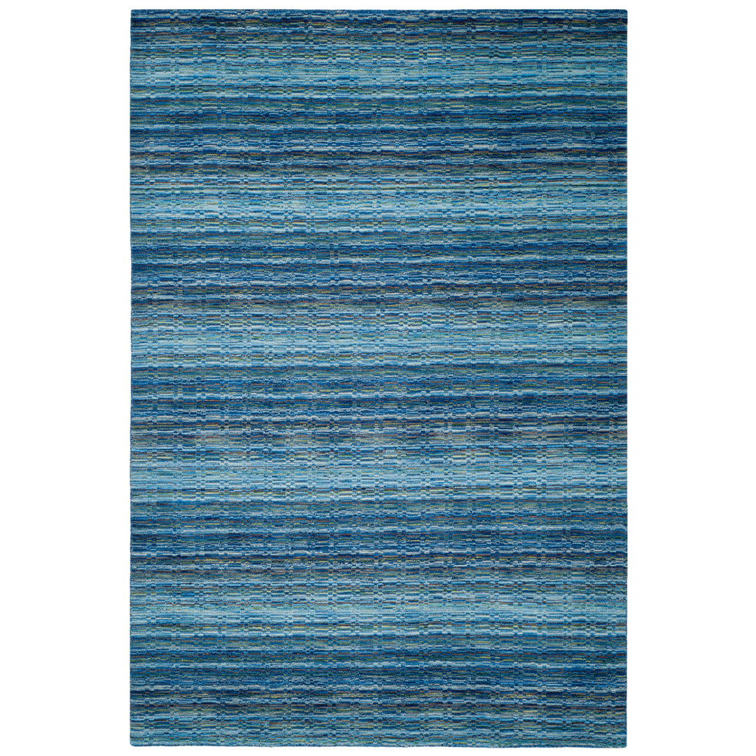 SAFAVIEH Himalaya HIM707A Handmade Blue / Multi Rug Image 1