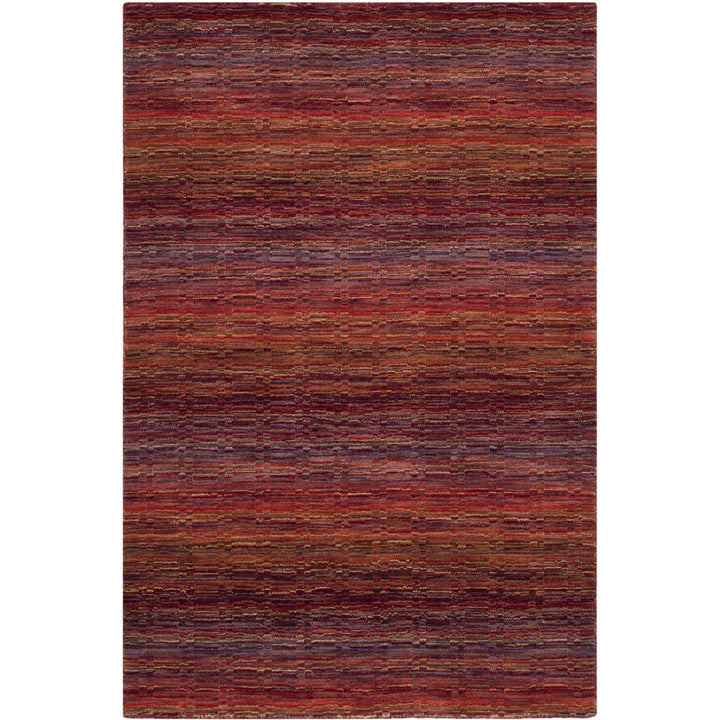 SAFAVIEH Himalaya HIM703A Handmade Red / Multi Rug Image 1