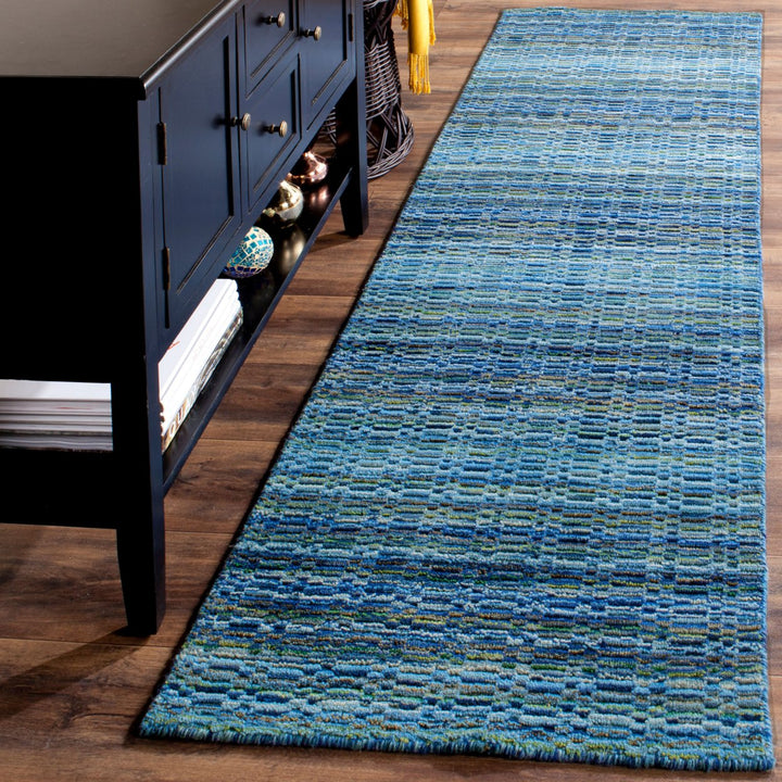 SAFAVIEH Himalaya HIM707A Handmade Blue / Multi Rug Image 3