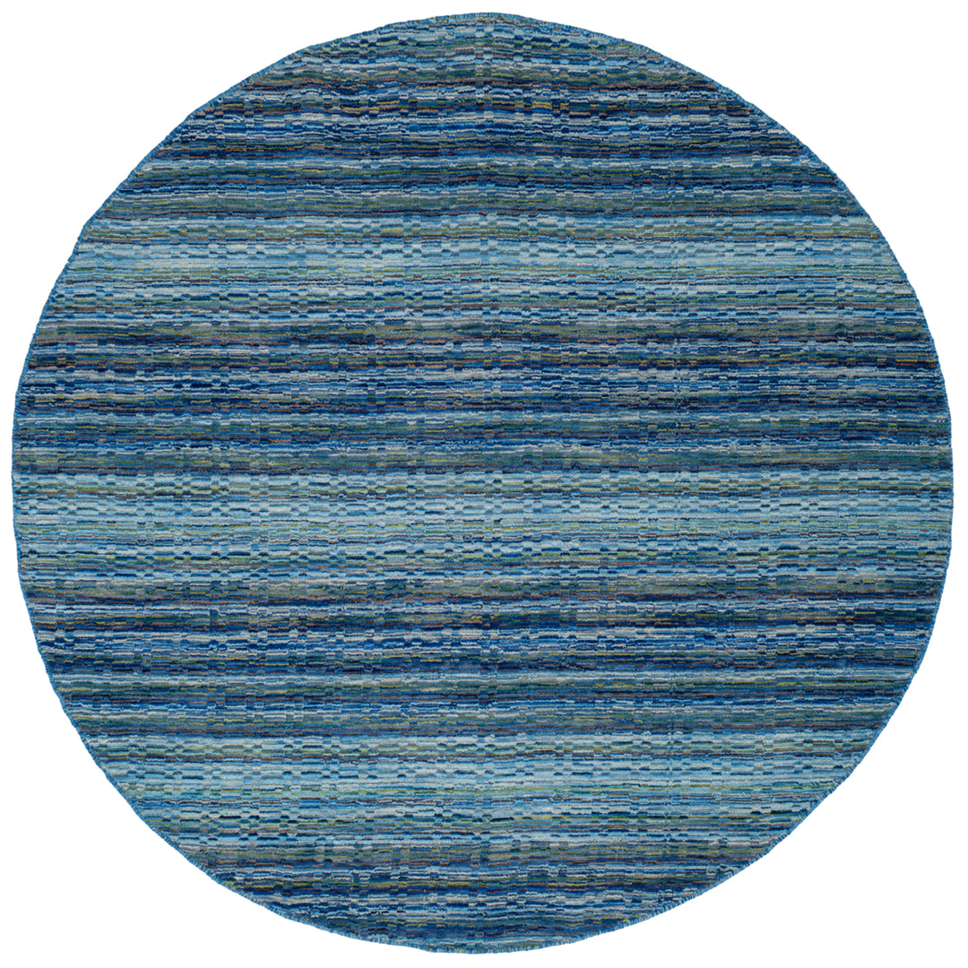 SAFAVIEH Himalaya HIM707A Handmade Blue / Multi Rug Image 4