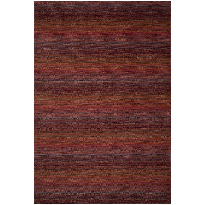 SAFAVIEH Himalaya HIM703A Handmade Red / Multi Rug Image 1