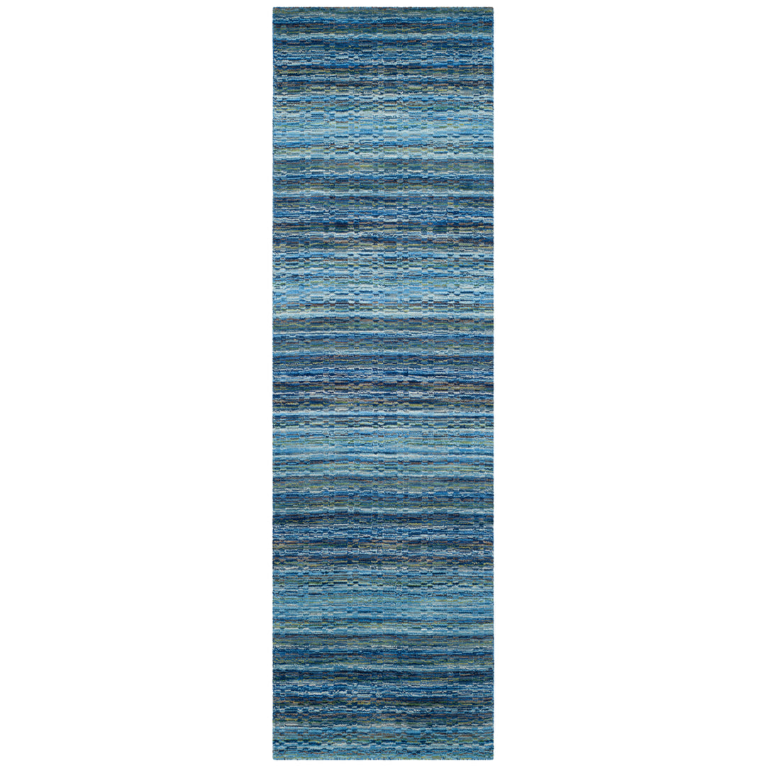 SAFAVIEH Himalaya HIM707A Handmade Blue / Multi Rug Image 5