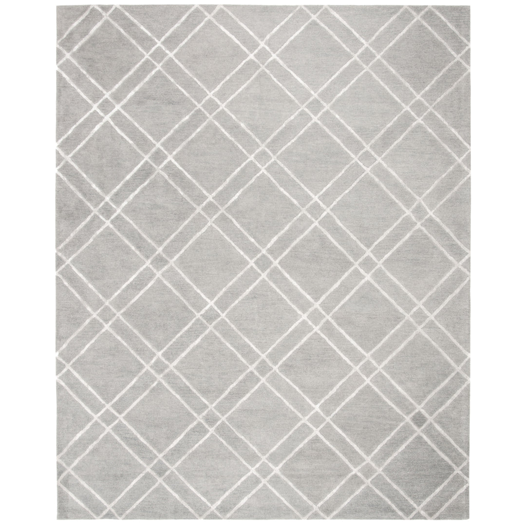 SAFAVIEH Himalaya HIM901G Handmade Grey / Silver Rug Image 1