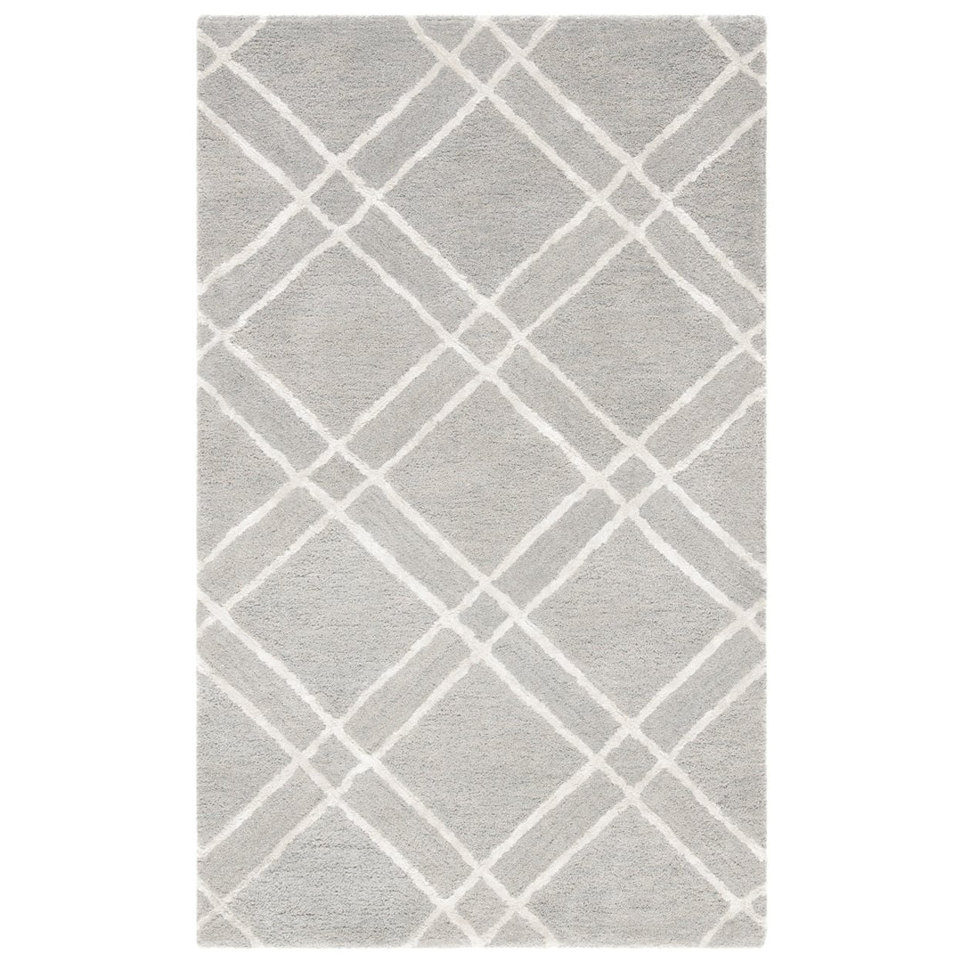 SAFAVIEH Himalaya HIM901G Handmade Grey / Silver Rug Image 1