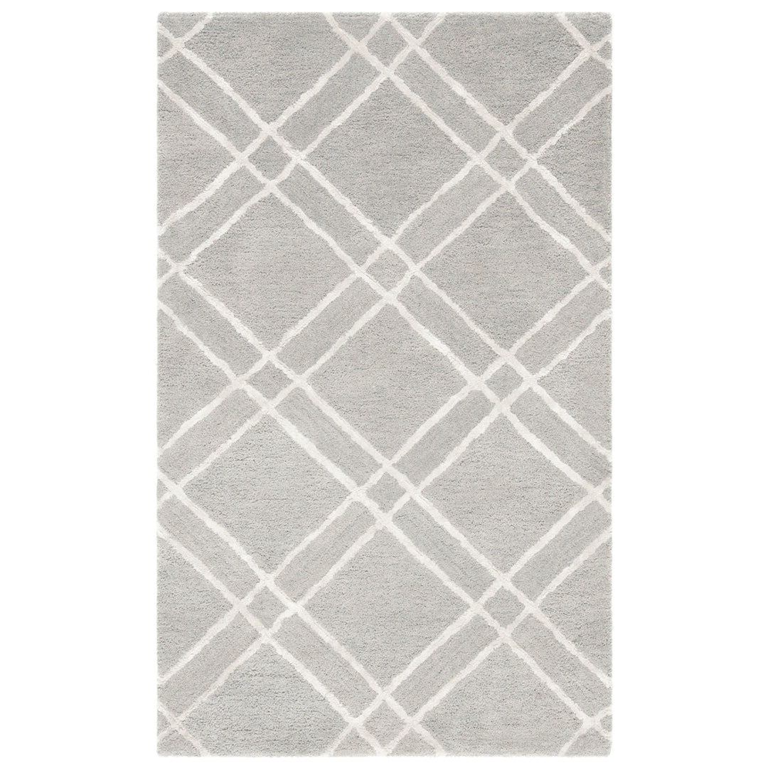 SAFAVIEH Himalaya HIM901G Handmade Grey / Silver Rug Image 6