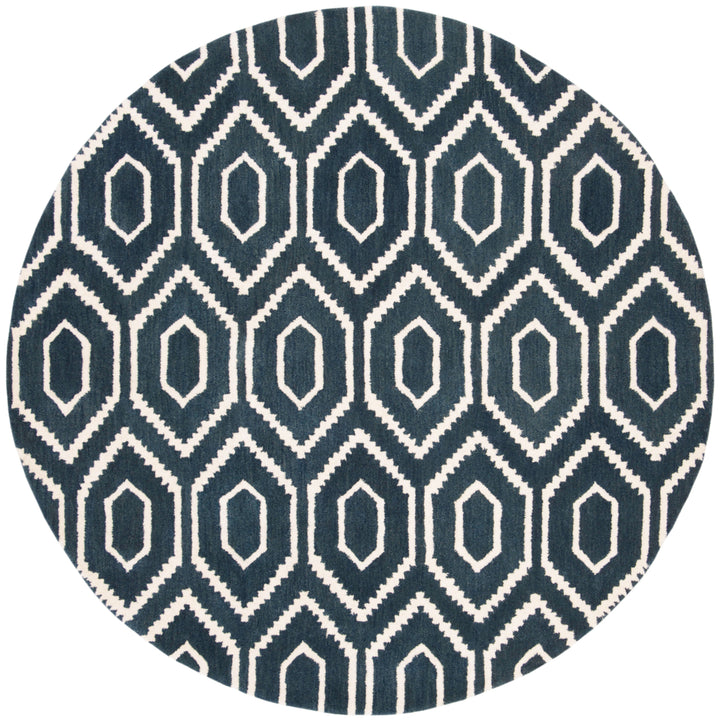 SAFAVIEH Himalaya HIM902N Handmade Navy / Ivory Rug Image 4