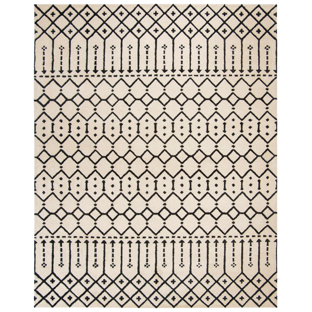 SAFAVIEH Himalaya HIM903A Handmade Ivory / Black Rug Image 1