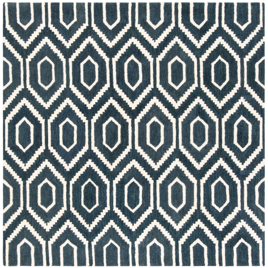 SAFAVIEH Himalaya HIM902N Handmade Navy / Ivory Rug Image 6