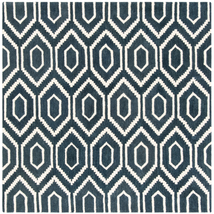 SAFAVIEH Himalaya HIM902N Handmade Navy / Ivory Rug Image 6