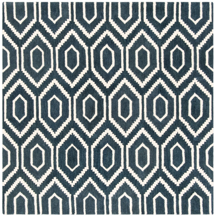 SAFAVIEH Himalaya HIM902N Handmade Navy / Ivory Rug Image 1