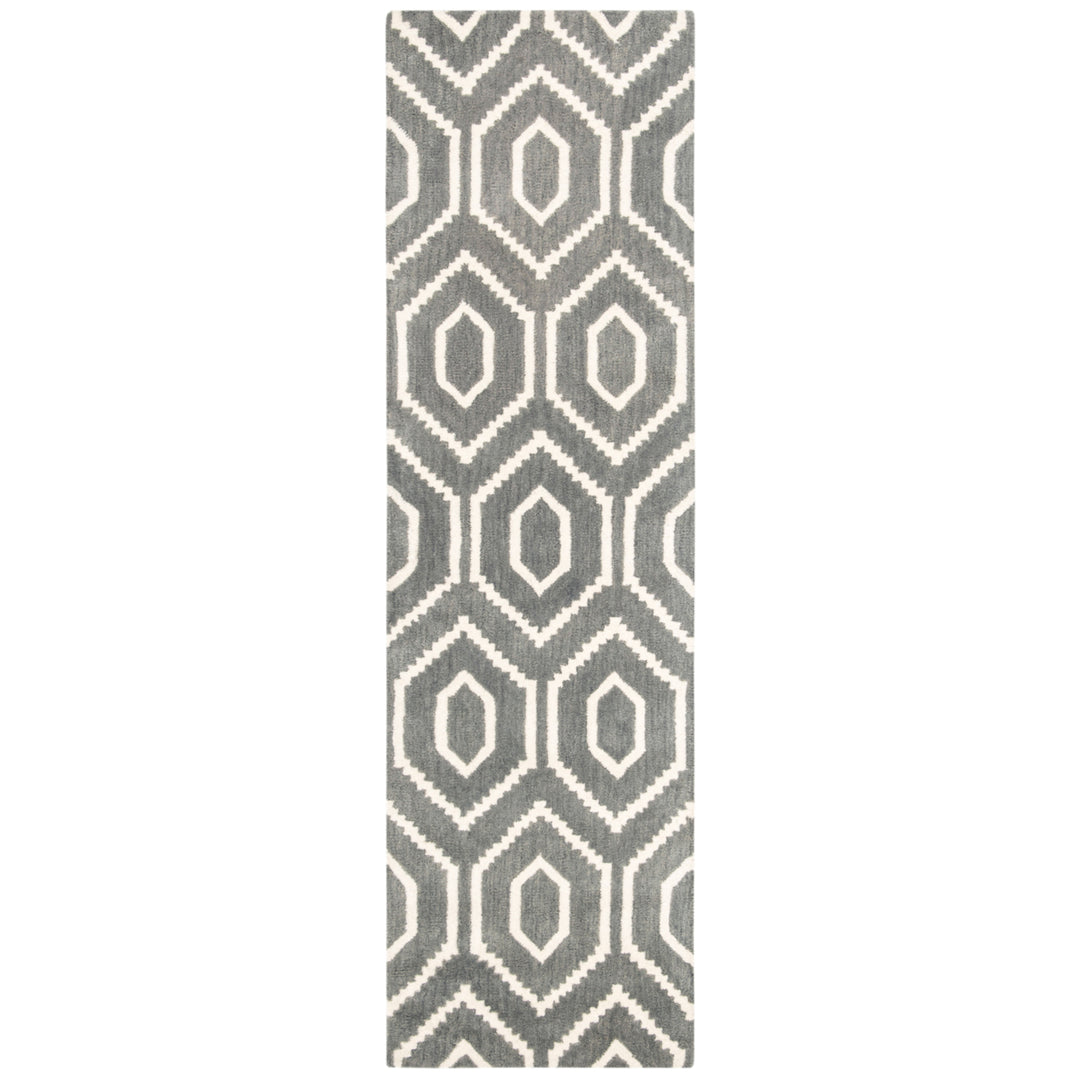 SAFAVIEH Himalaya HIM902F Handmade Dark Grey / Ivory Rug Image 3