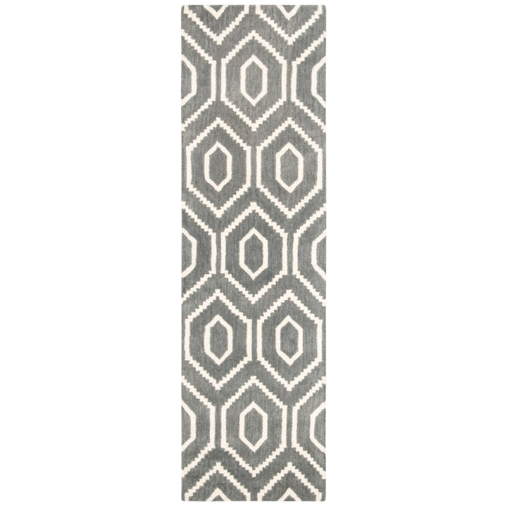 SAFAVIEH Himalaya HIM902F Handmade Dark Grey / Ivory Rug Image 3