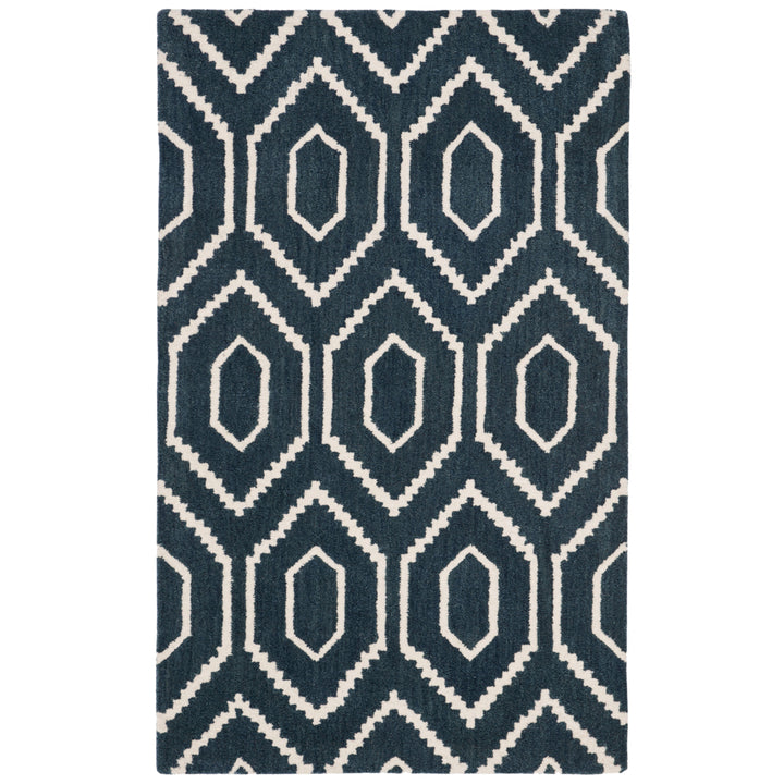 SAFAVIEH Himalaya HIM902N Handmade Navy / Ivory Rug Image 8