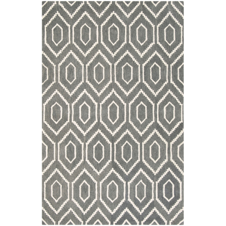 SAFAVIEH Himalaya HIM902F Handmade Dark Grey / Ivory Rug Image 6