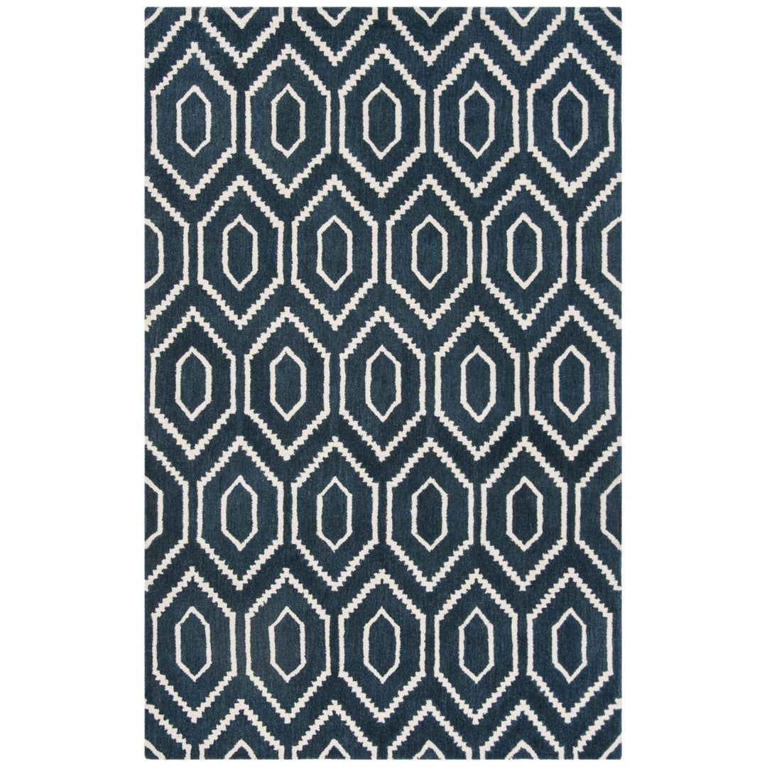 SAFAVIEH Himalaya HIM902N Handmade Navy / Ivory Rug Image 1