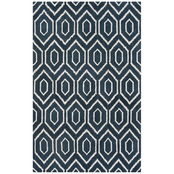 SAFAVIEH Himalaya HIM902N Handmade Navy / Ivory Rug Image 1