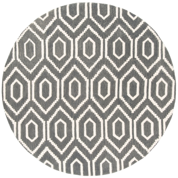 SAFAVIEH Himalaya HIM902F Handmade Dark Grey / Ivory Rug Image 8