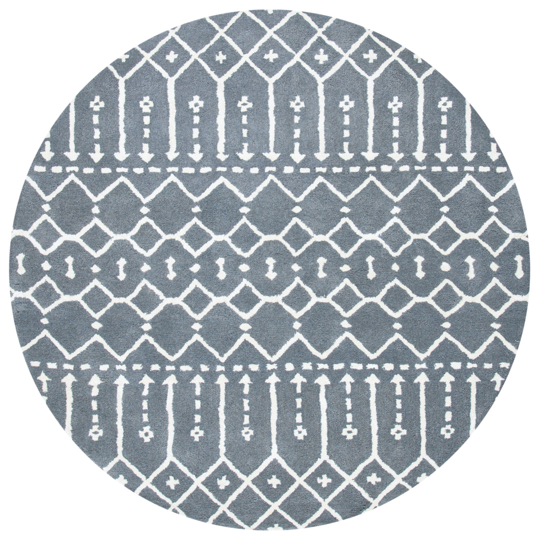 SAFAVIEH Himalaya HIM903D Handmade Grey / Ivory Rug Image 4