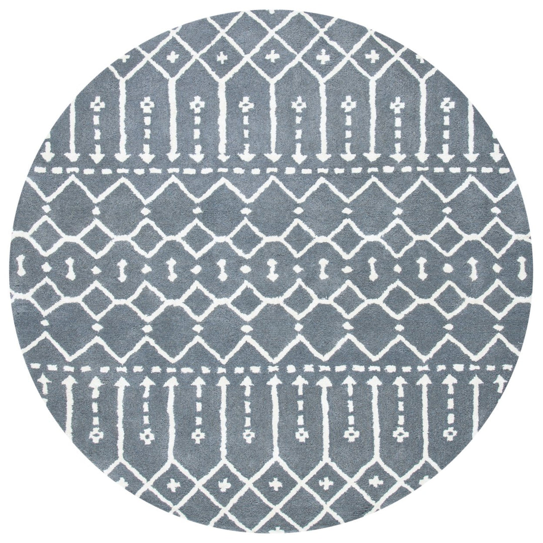 SAFAVIEH Himalaya HIM903D Handmade Grey / Ivory Rug Image 1