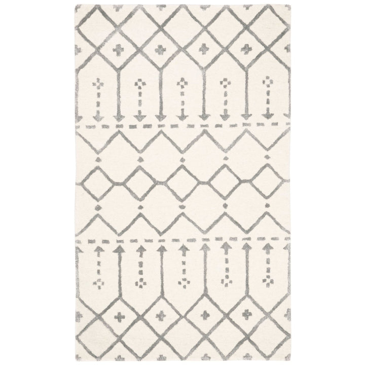 SAFAVIEH Himalaya HIM903F Handmade Ivory / Grey Rug Image 1