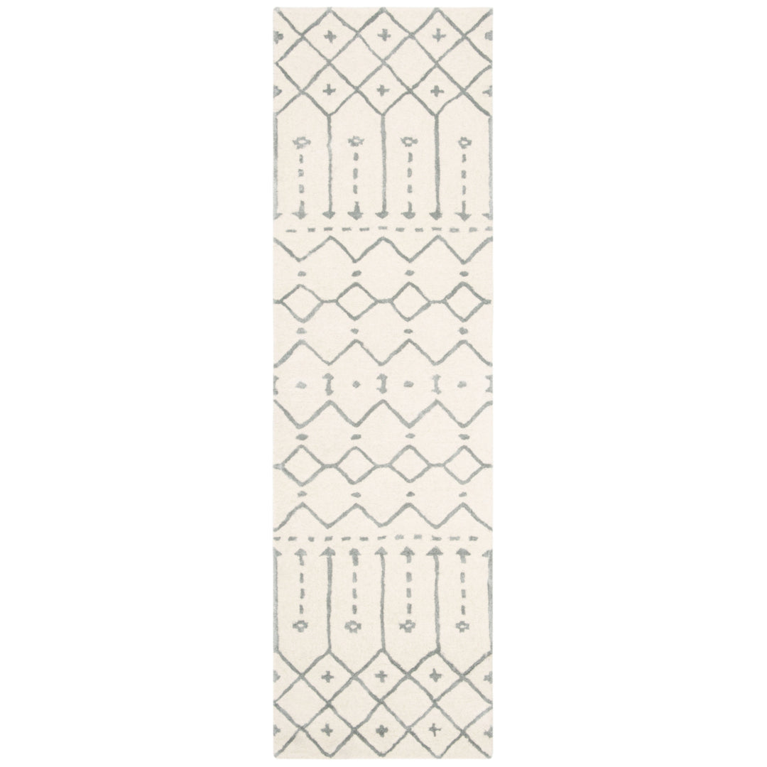 SAFAVIEH Himalaya HIM903F Handmade Ivory / Grey Rug Image 4