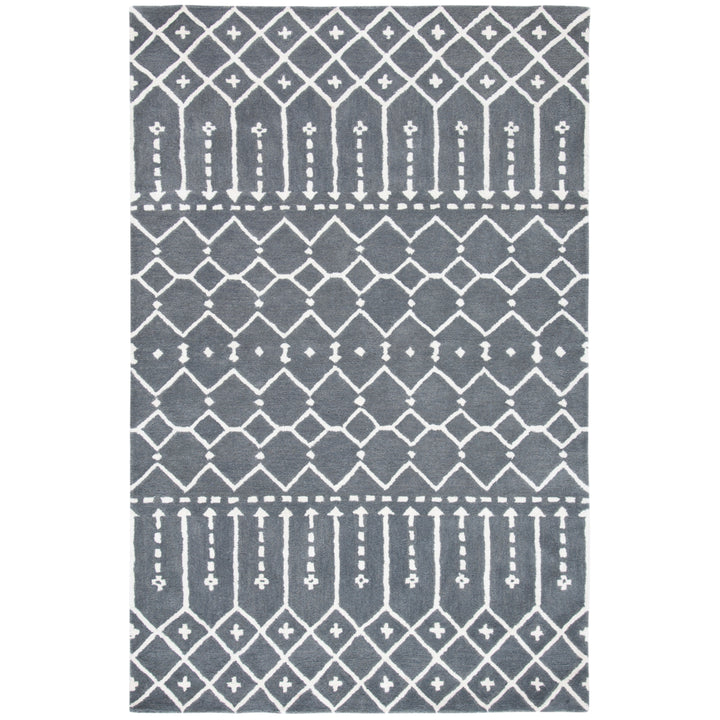 SAFAVIEH Himalaya HIM903D Handmade Grey / Ivory Rug Image 9