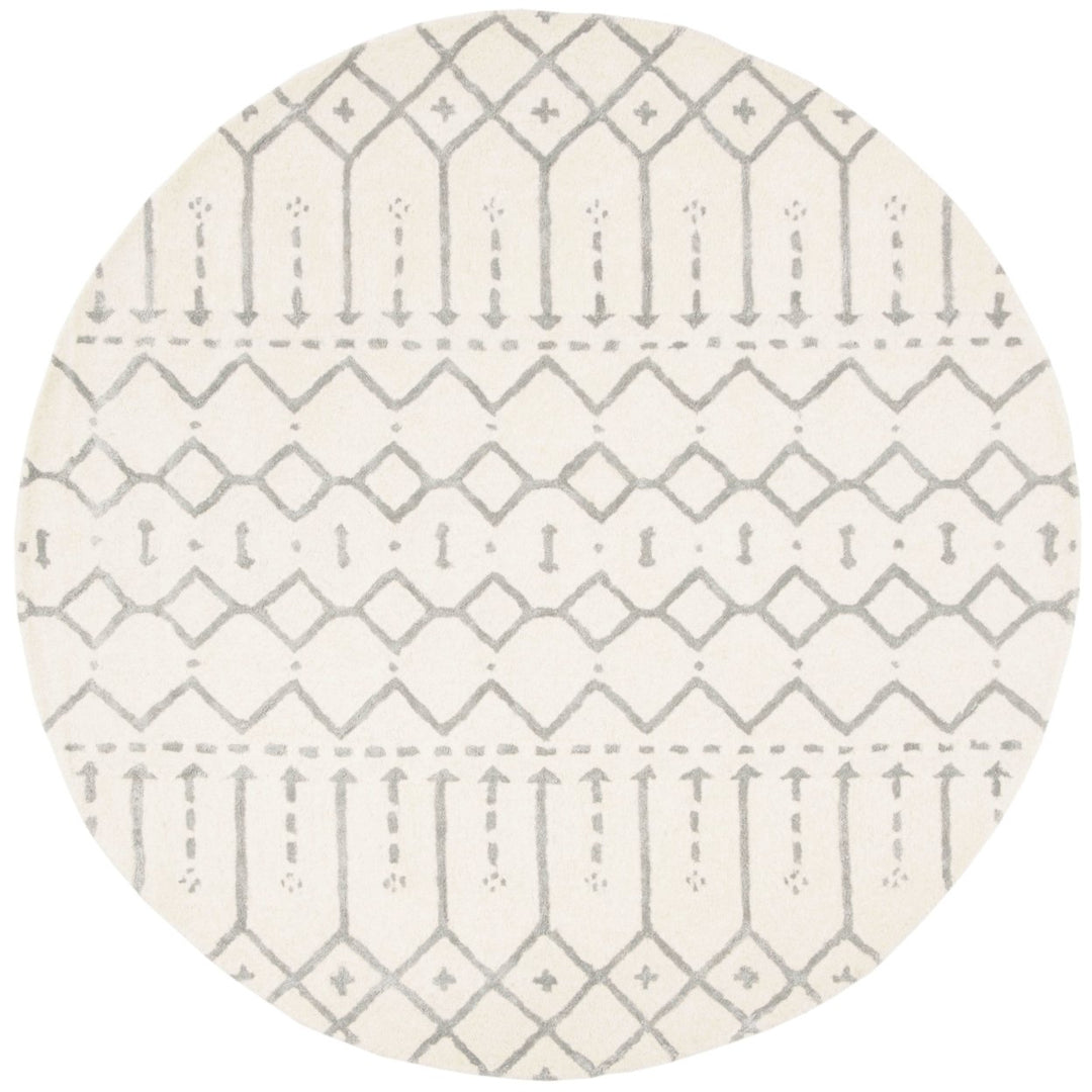 SAFAVIEH Himalaya HIM903F Handmade Ivory / Grey Rug Image 1