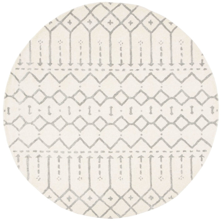 SAFAVIEH Himalaya HIM903F Handmade Ivory / Grey Rug Image 1